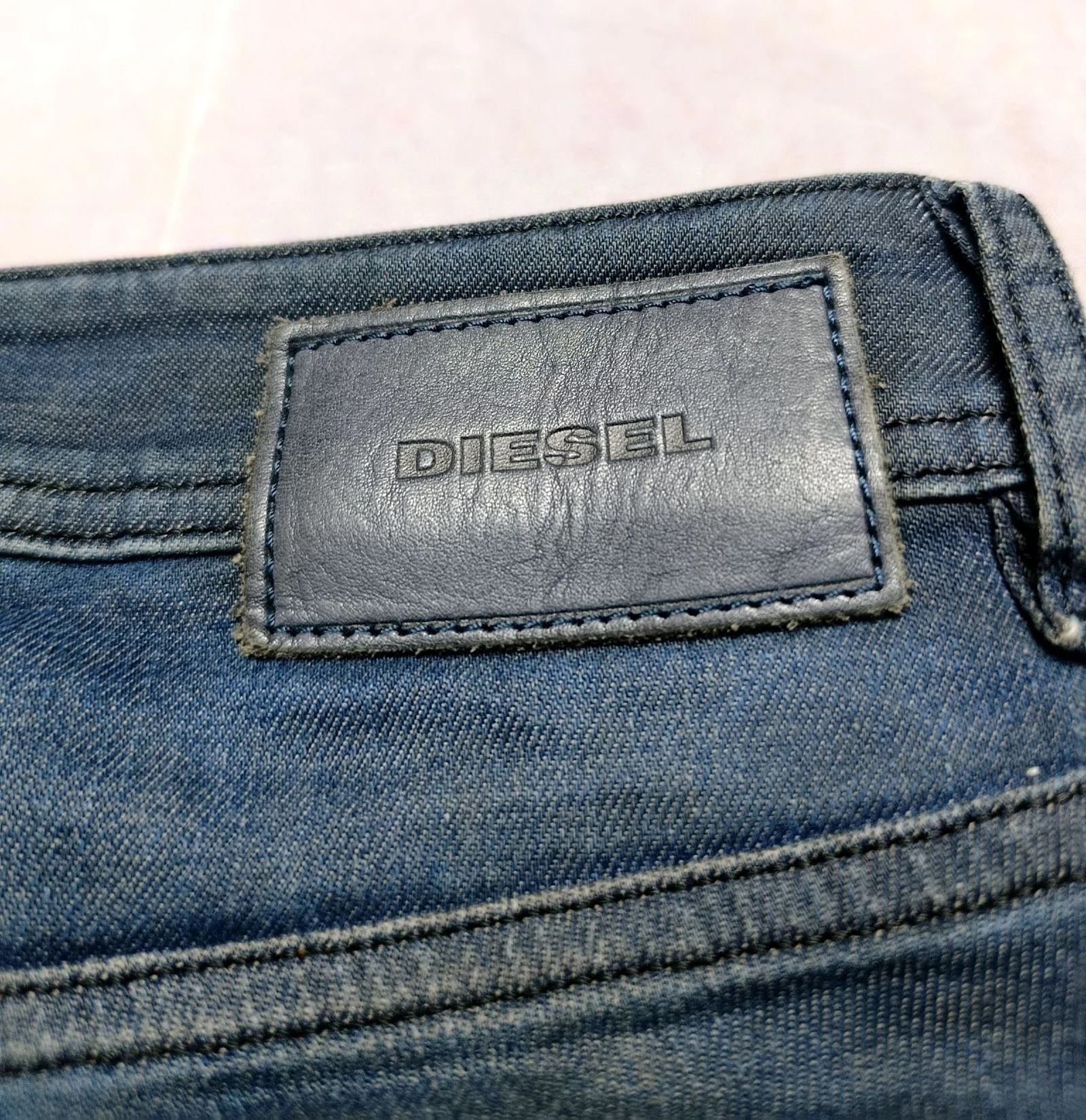 👖 Diesel Sleenker Slim Skinny Jeans W32 L34 Blue Distressed – photo 9
